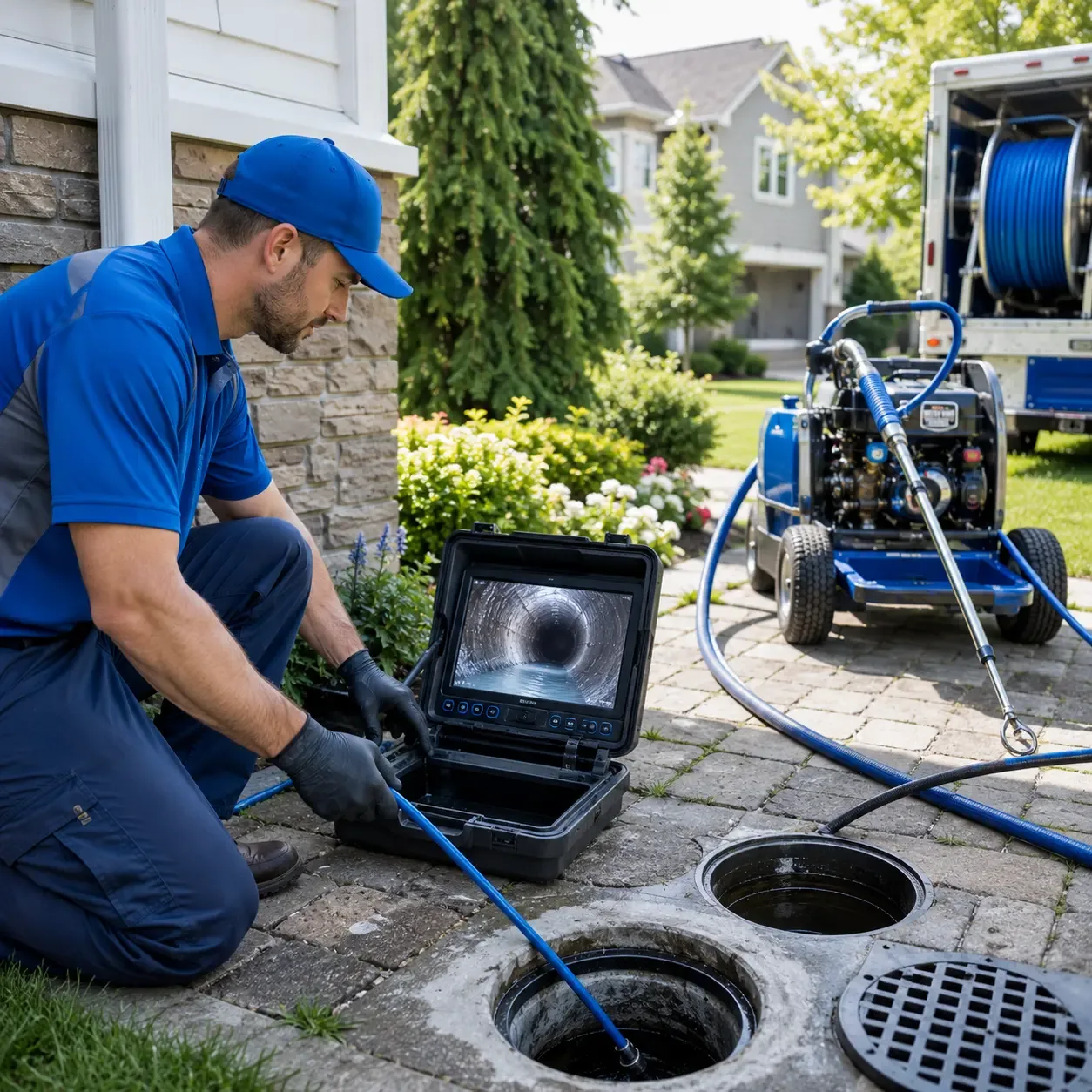 Outdoor drain cleaning professionals serving Imlay City, MI